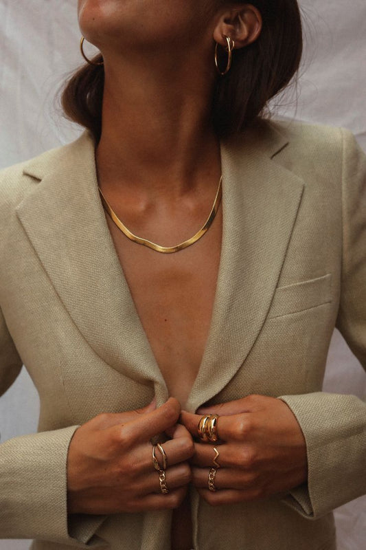 The Herringbone Necklace