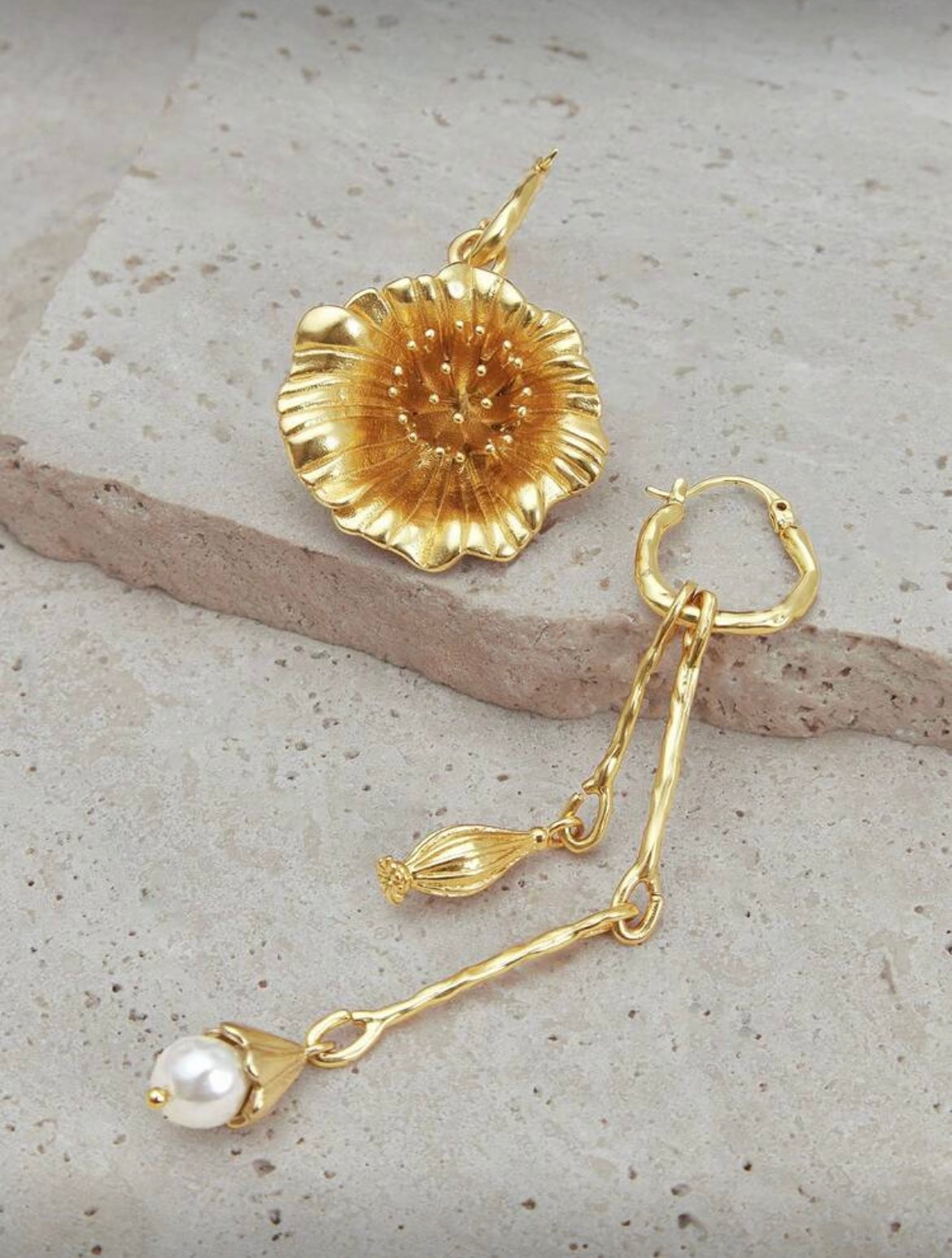 Flora Mismatch Earrings