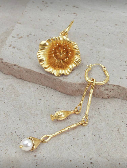 Flora Mismatch Earrings