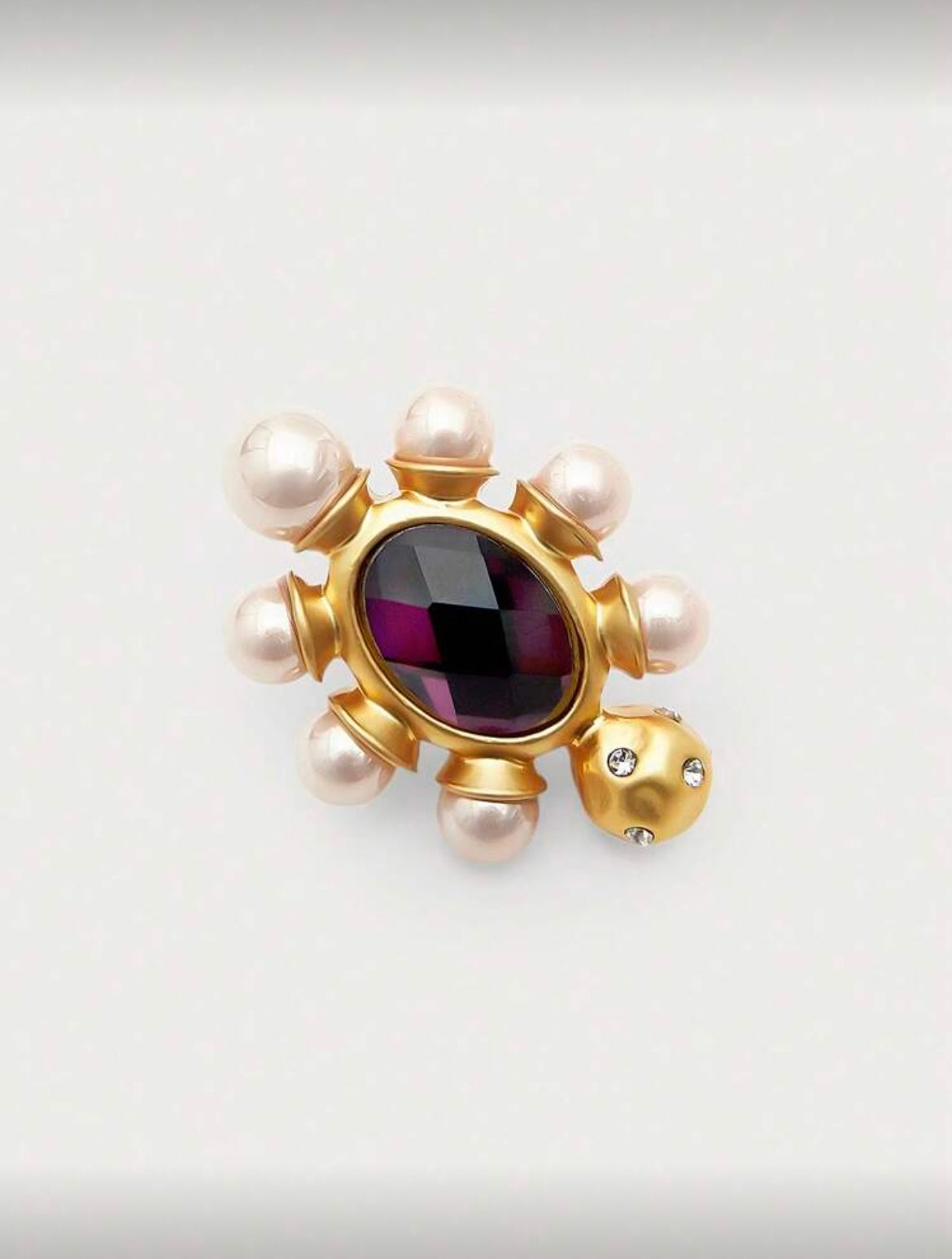 Pearl Garnet Studs