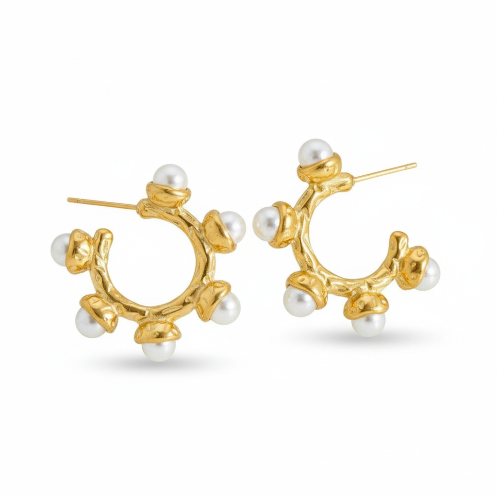 Pearl Hoops