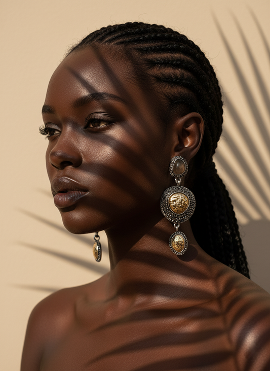 Vintage Eclipse Earrings