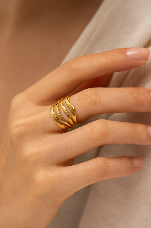 Waves Ring